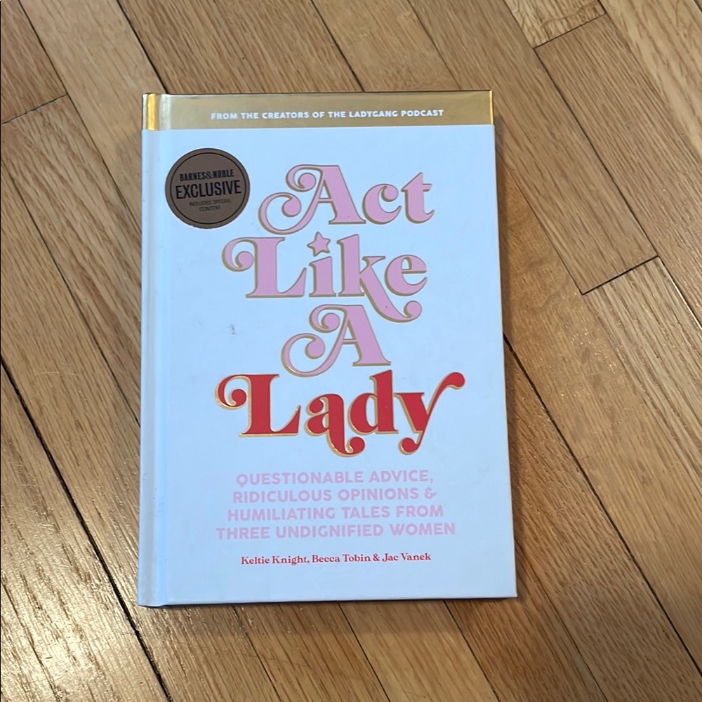 Act Like a Lady Hardcover Book